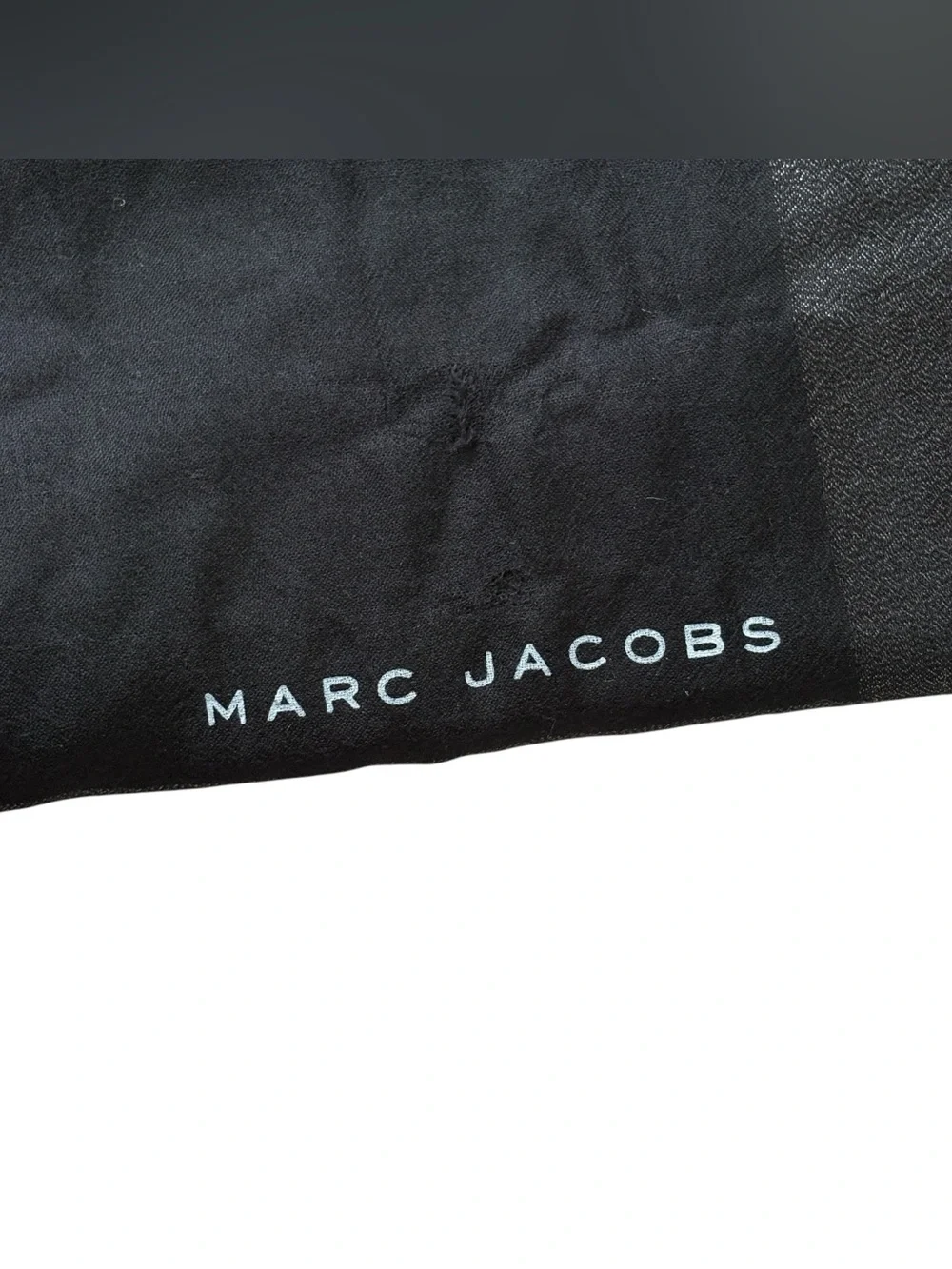 Marc Jacobs Neiman Marcus Target Black Scarf Wool Cashmere Blend Colorblock